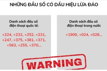 Công an Quy Nhơn cung cấp các đầu số điện thoại có dấu hiệu lừa đảo