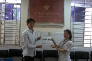 Quỹ nhân ái tiếp tục đến với chị Võ Thị Túy