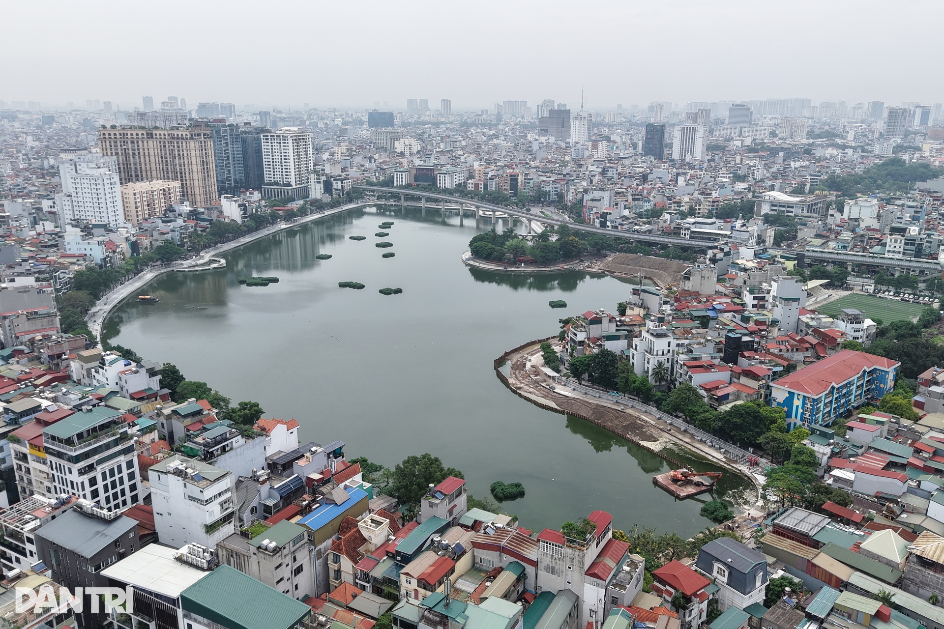 Diện mạo khang trang, hiện đại của hồ Đống Đa khi được đầu tư 300 tỷ đồng - 1