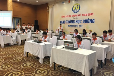 Tối nay, 22 học sinh thi chung kết Giao thông học đường toàn quốc