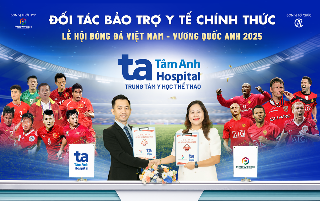 Sáu huyền thoại “Quỷ Đỏ” được chăm sóc y tế tại Hệ thống Bệnh viện Tâm Anh - 1 Sáu huyền thoại “Quỷ Đỏ” được chăm sóc y tế tại Hệ thống Bệnh viện Tâm Anh - 1