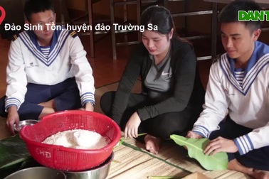 Bánh chưng gói lá bàng vuông: Đặc sản của Trường Sa