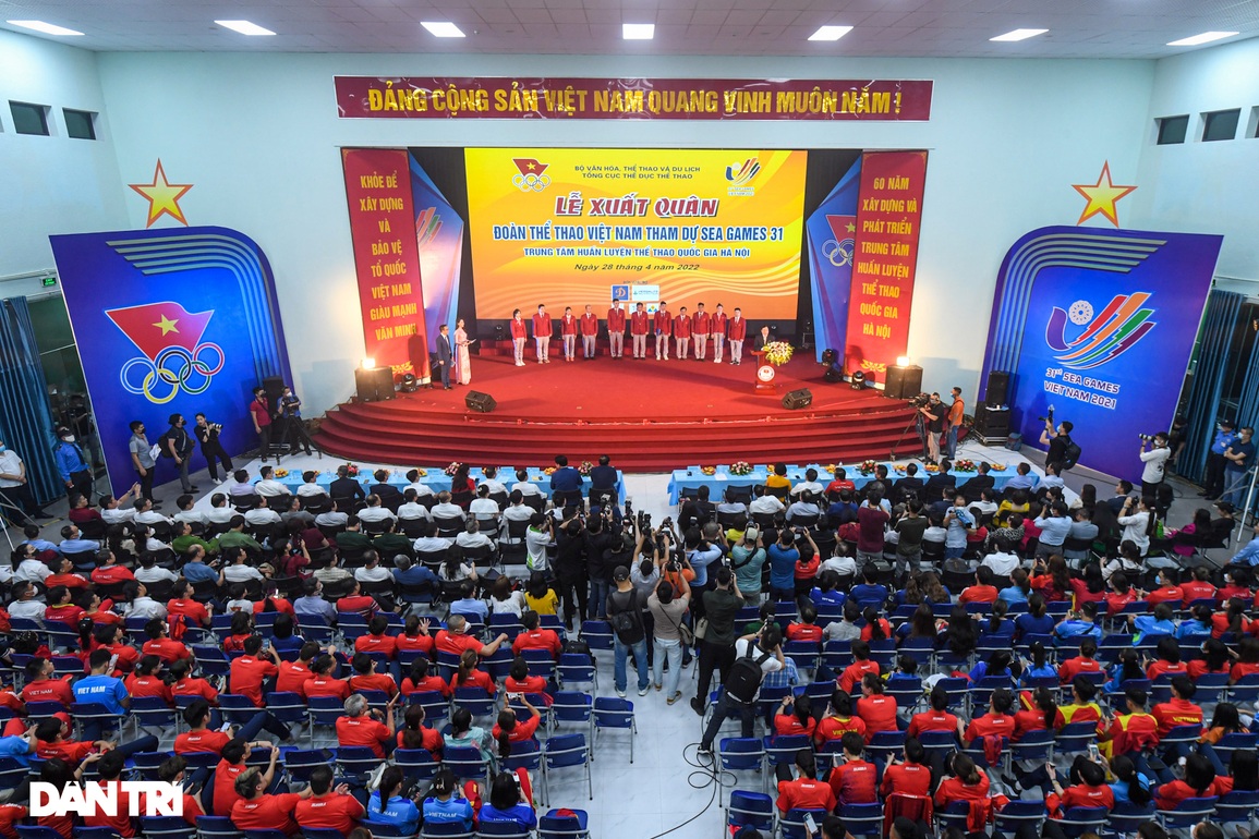Toàn cảnh lễ xuất quân dự SEA Games 31 của đoàn Thể thao Việt Nam - 3 Toàn cảnh lễ xuất quân dự SEA Games 31 của đoàn Thể thao Việt Nam - 3