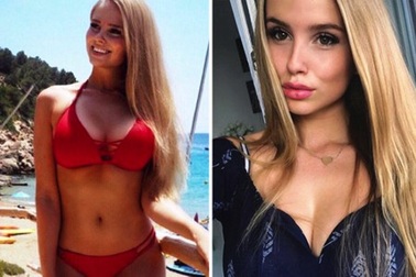 Ngắm mỹ nhân tóc vàng giúp cổ động viên Arsenal quên đi nỗi buồn thua Chelsea