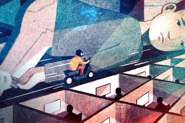 Người trẻ Trung Quốc bỏ việc "xịn" để đi trông chó, bán hàng