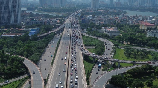 Vành đai 3 trên cao ùn tắc từ 14h