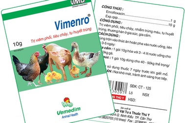 Giám sát chặt chẽ việc nhập khẩu nguyên liệu kháng sinh để sản xuất thuốc thú y