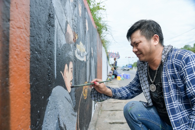 Con đường bích họa dài hơn 2 km ở ngoại thành Hà Nội - 8 Con đường bích họa dài hơn 2 km ở ngoại thành Hà Nội - 8