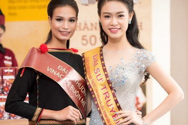 “Cô gái vàng” của Hoa hậu Việt Nam hội ngộ người đẹp H’Ăng Niê