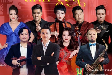 Dàn nghệ sĩ gặp gỡ trong chương trình "Dòng thời gian"