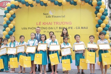 Văn phòng Tổng đại lý đầu tiên tại Cà Mau của Sun Life Việt Nam