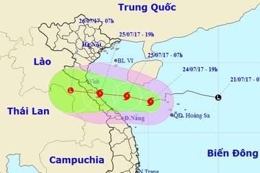 Tối mai bão số 4 đổ bộ vào Nghệ An - Quảng Trị