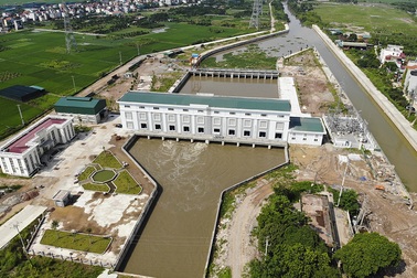 Toàn cảnh trạm bơm 7.464 tỷ đồng thoát nước cho phía Tây Hà Nội