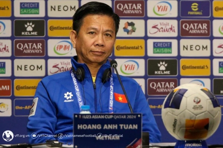 HLV Hoàng Anh Tuấn khẳng định U23 Việt Nam đã hoàn tất chuẩn bị (Ảnh: VFF).