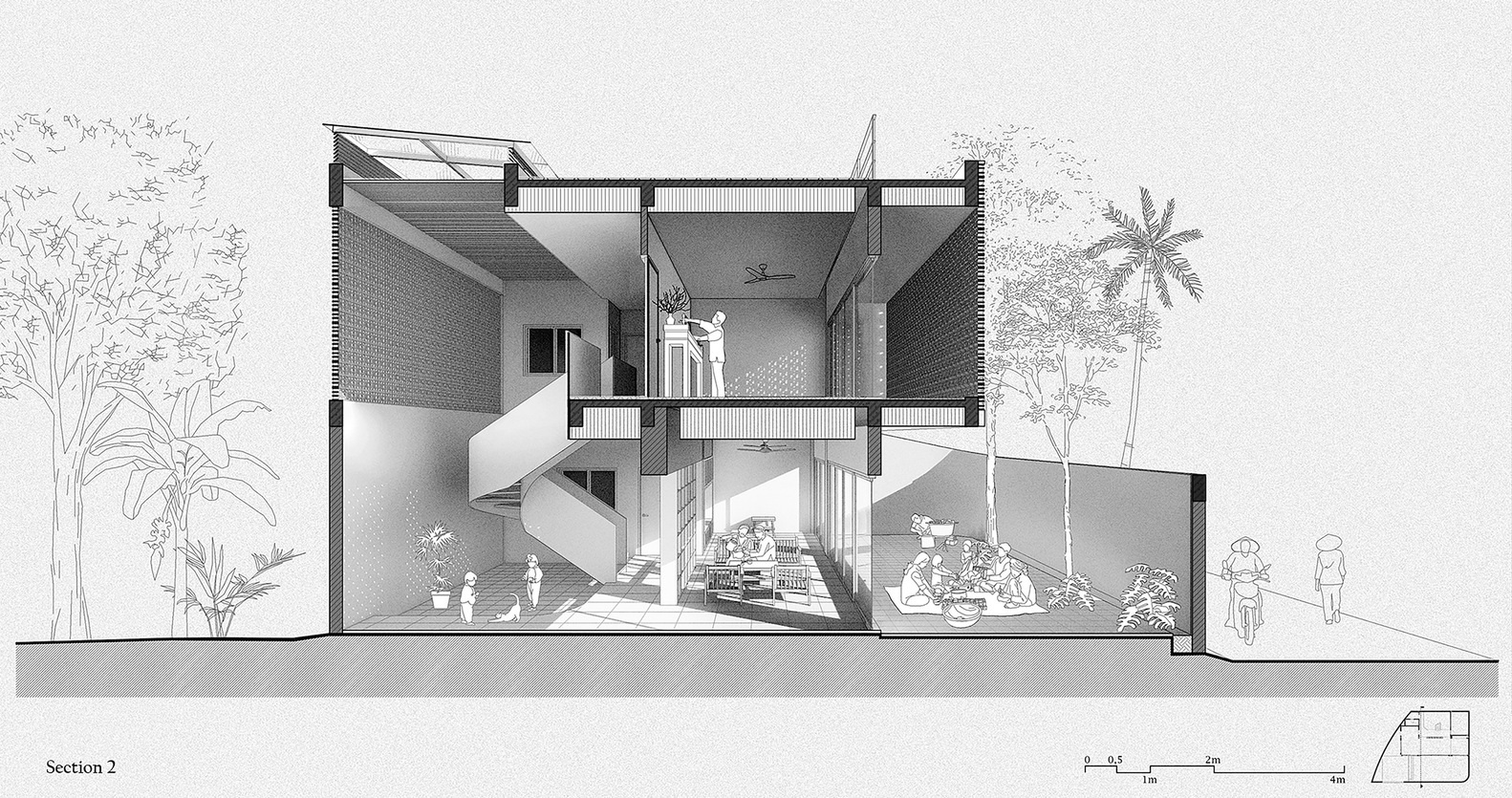 View - Ngôi nhà "bên ngoài nông thôn, bên trong thành thị" đặc biệt tại Vĩnh Phúc | Báo Dân trí