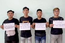 Bắt nhóm vác mã tấu đi giải quyết mâu thuẫn giật đồ cúng cô hồn