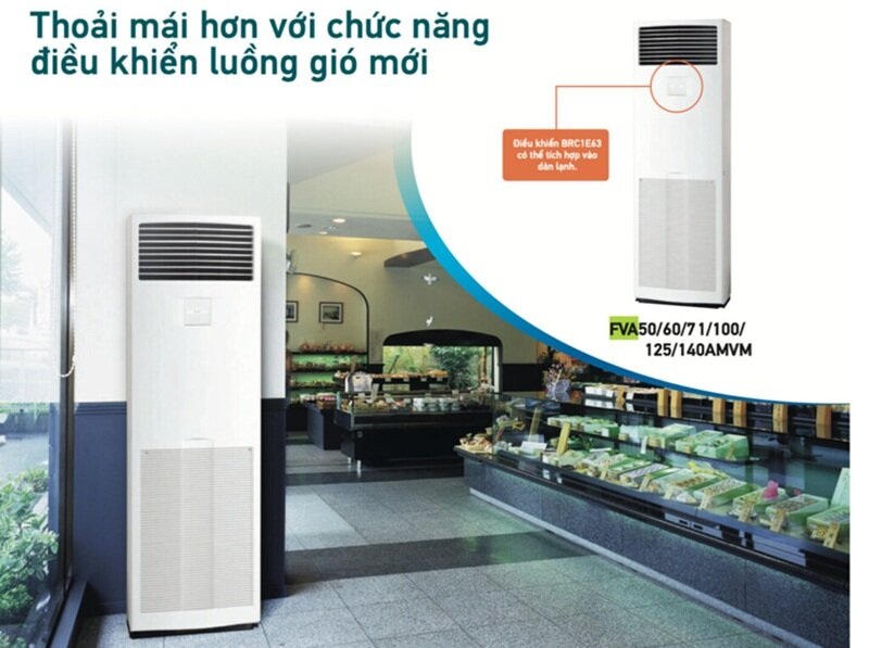 Điều hòa cây Daikin FVA71AMVM/RZF71CYM - lựa chọn "sang - xịn" cho phòng khách gia đình
