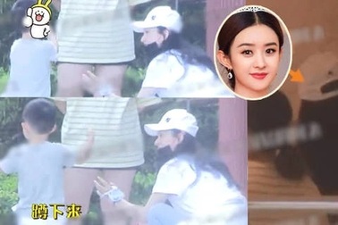 Triệu Lệ Dĩnh lần đầu xuất hiện bên con trai sau khi ly hôn