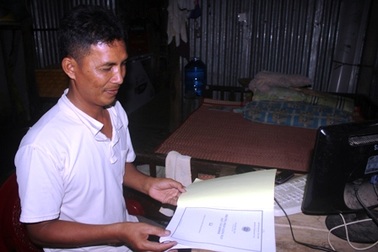 Nghị  lực của anh bảo vệ quyết học Thạc sĩ để thỏa ước mơ