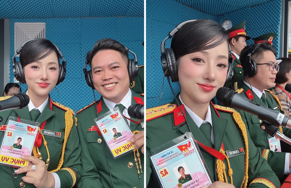 Hé lộ về nữ Thượng úy giọng miền Nam “chạm đến triệu trái tim” ở đại lễ A80 - 1 Hé lộ về nữ Thượng úy giọng miền Nam “chạm đến triệu trái tim” ở đại lễ A80 - 1