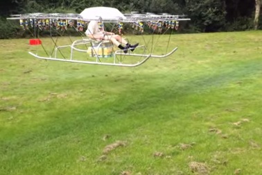 Trực thăng không người lái 54 động cơ đầu tiên trên thế giới