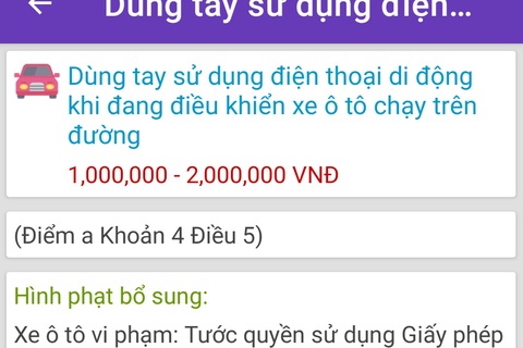 Ứng dụng giúp giảm tai nạn giao thông và tác hại của rượu