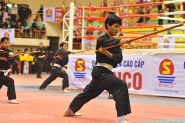 Đầu xuân xem biểu diễn võ thuật cổ truyền VN