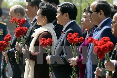 Chủ tịch nước dự lễ kỷ niệm 70 năm chiến thắng phát xít