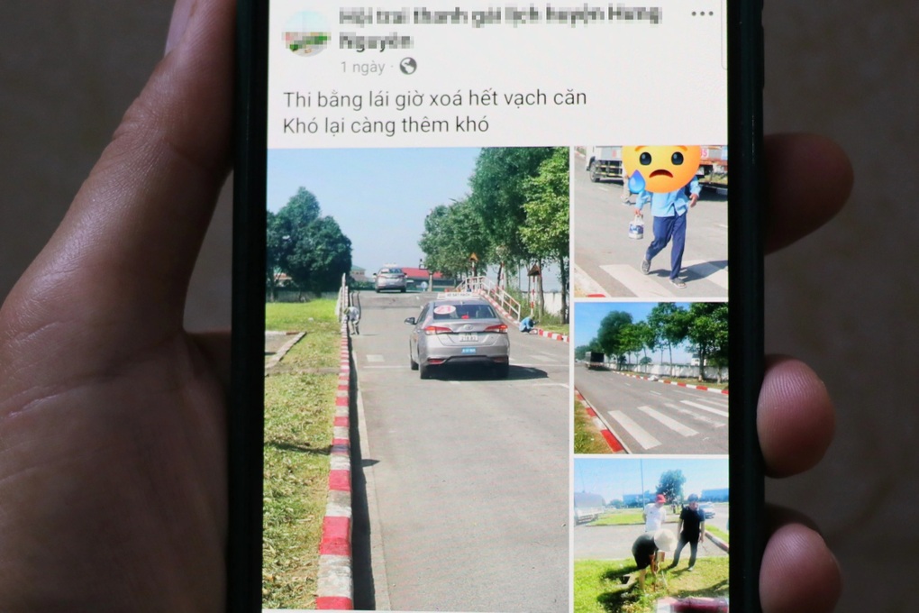 Phát hiện, xóa bỏ nhiều “dấu hiệu lạ” trên sân thi sát hạch lái xe - 1 Phát hiện, xóa bỏ nhiều “dấu hiệu lạ” trên sân thi sát hạch lái xe - 1