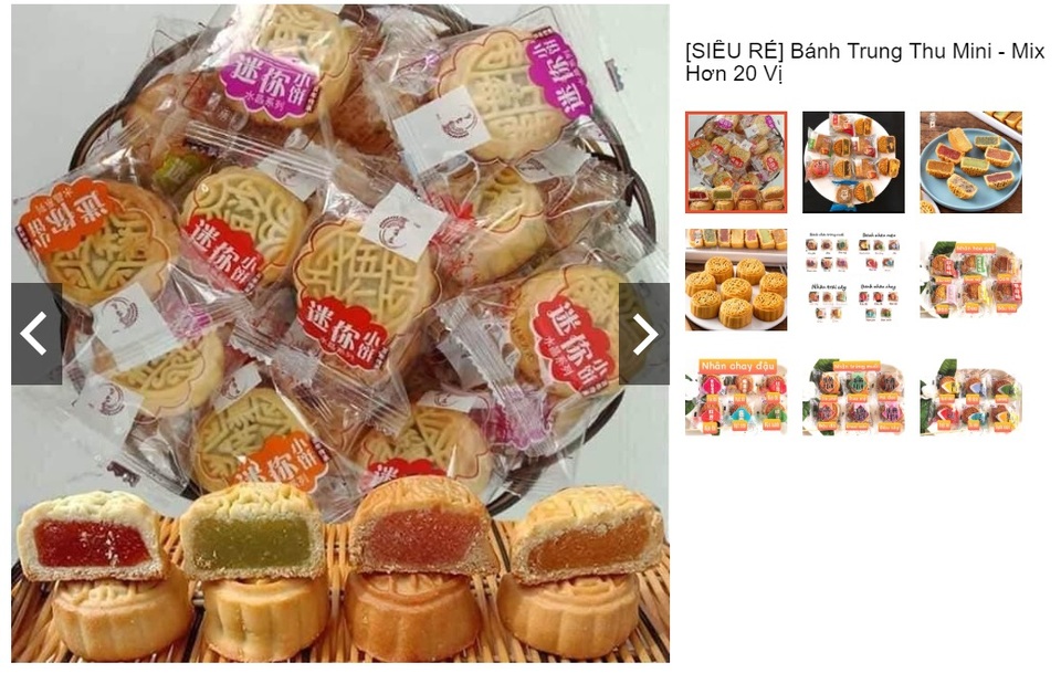 Nhan nhản bánh trung thu giá siêu rẻ, không rõ nguồn gốc trên chợ mạng - 2 Nhan nhản bánh trung thu giá siêu rẻ, không rõ nguồn gốc trên chợ mạng - 2