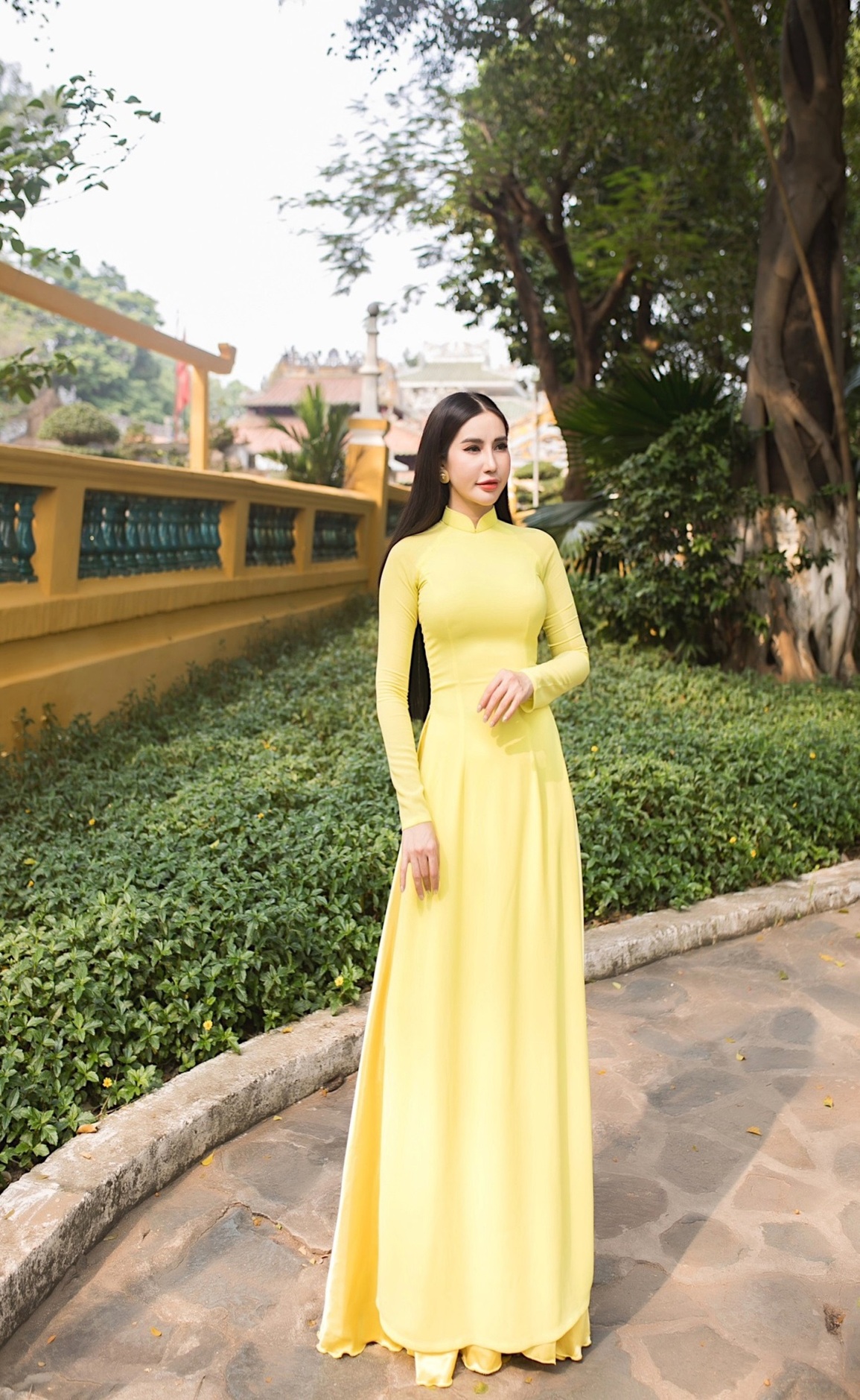 Hoa hậu Hải My duyên dáng với áo dài - 6 Hoa hậu Hải My duyên dáng với áo dài - 6