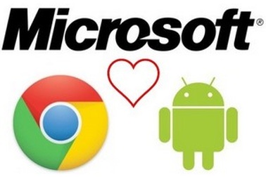 Microsoft “vớ bẫm” từ… Android và Chrome
