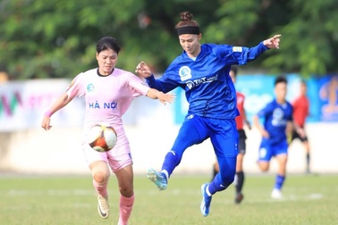 Đội Hà Nội và Thái Nguyên T&T chia điểm ở giải bóng đá nữ vô địch quốc gia