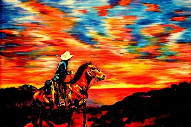 Khó tin những bức tranh được vẽ từ người nghệ sĩ mù