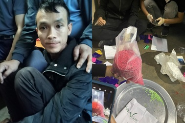 Cảnh sát mật phục bắt quả tang kẻ tàng trữ hơn 16.000 viên hồng phiến