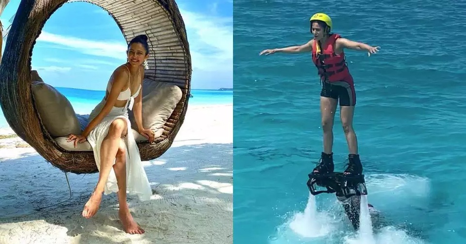 Dàn người đẹp Ấn Độ khoe đường cong tại thiên đường biển Maldives - 9 Dàn người đẹp Ấn Độ khoe đường cong tại thiên đường biển Maldives - 9