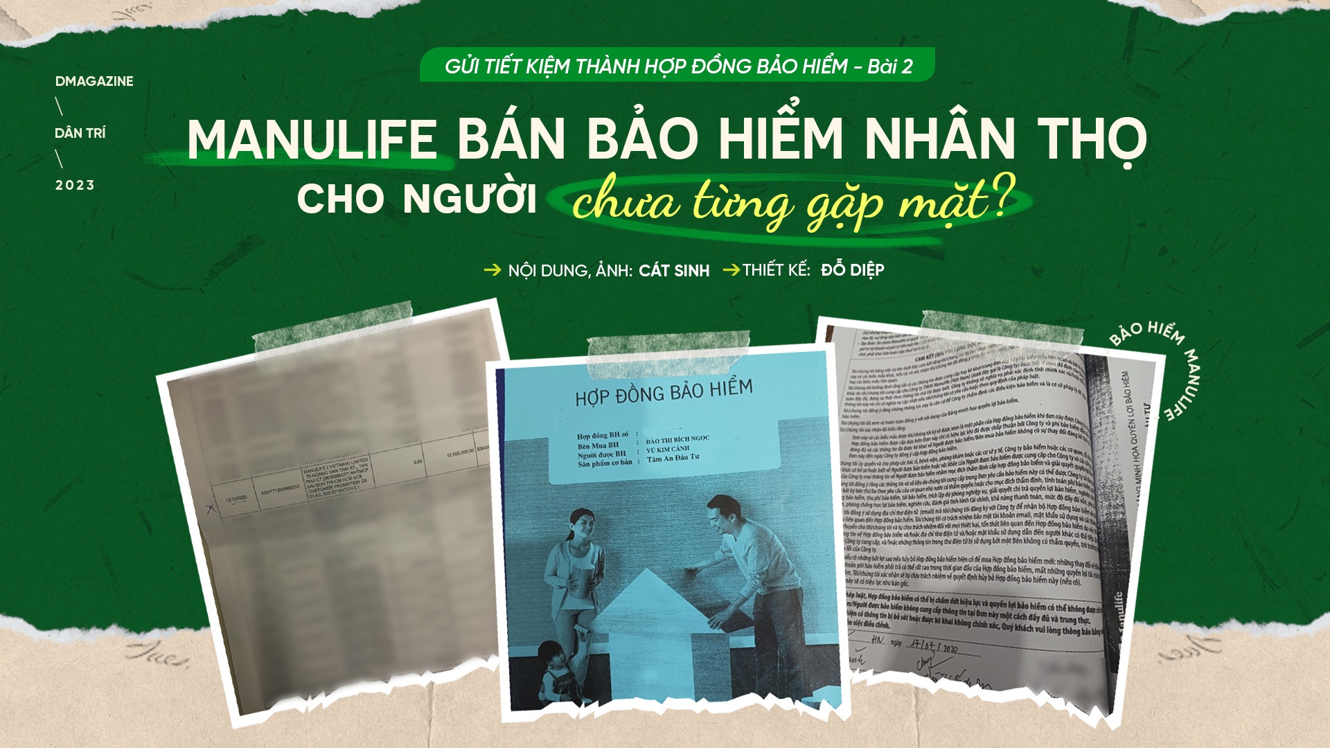 Manulife bán bảo hiểm nhân thọ cho người chưa từng gặp mặt?