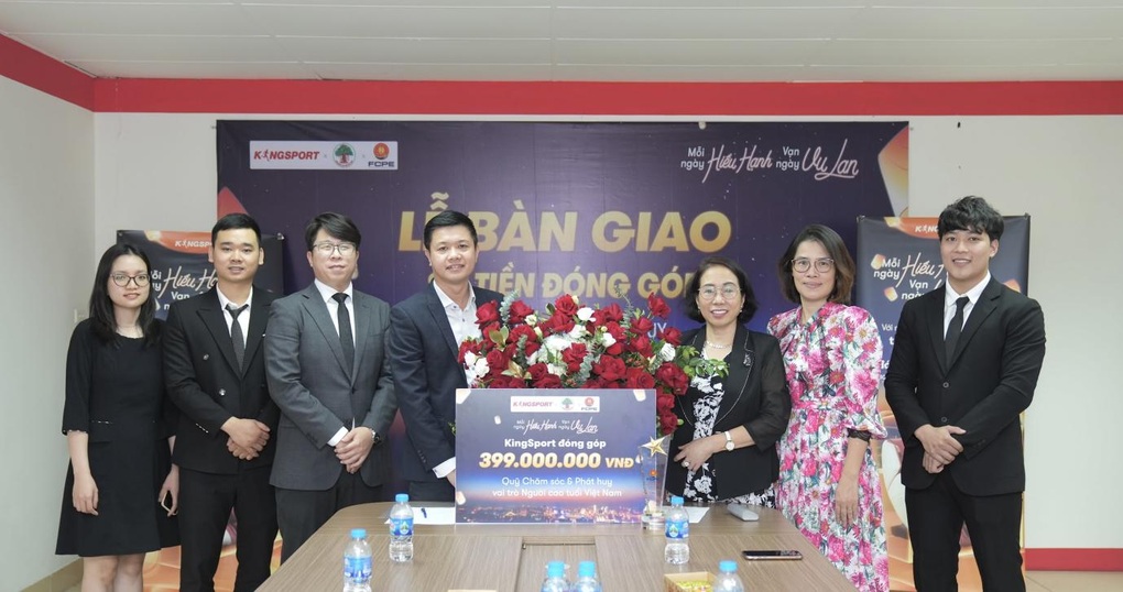 KingSport góp 399 triệu đồng vào Quỹ Chăm sóc và Phát huy vai trò người cao tuổi - 1 KingSport góp 399 triệu đồng vào Quỹ Chăm sóc và Phát huy vai trò người cao tuổi - 1