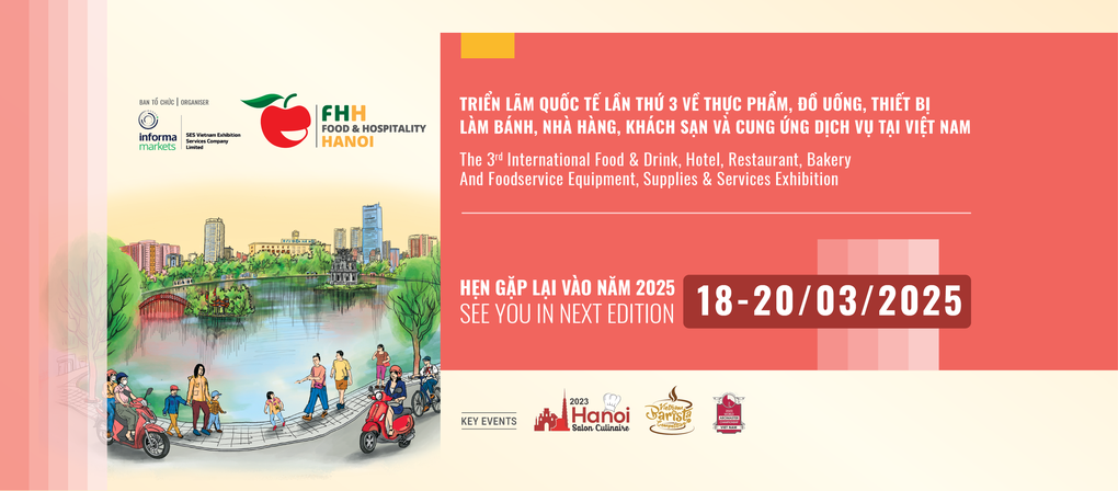 Sắp diễn ra triển lãm Food Hospitality Hanoi 2025 - 5 Sắp diễn ra triển lãm Food Hospitality Hanoi 2025 - 5