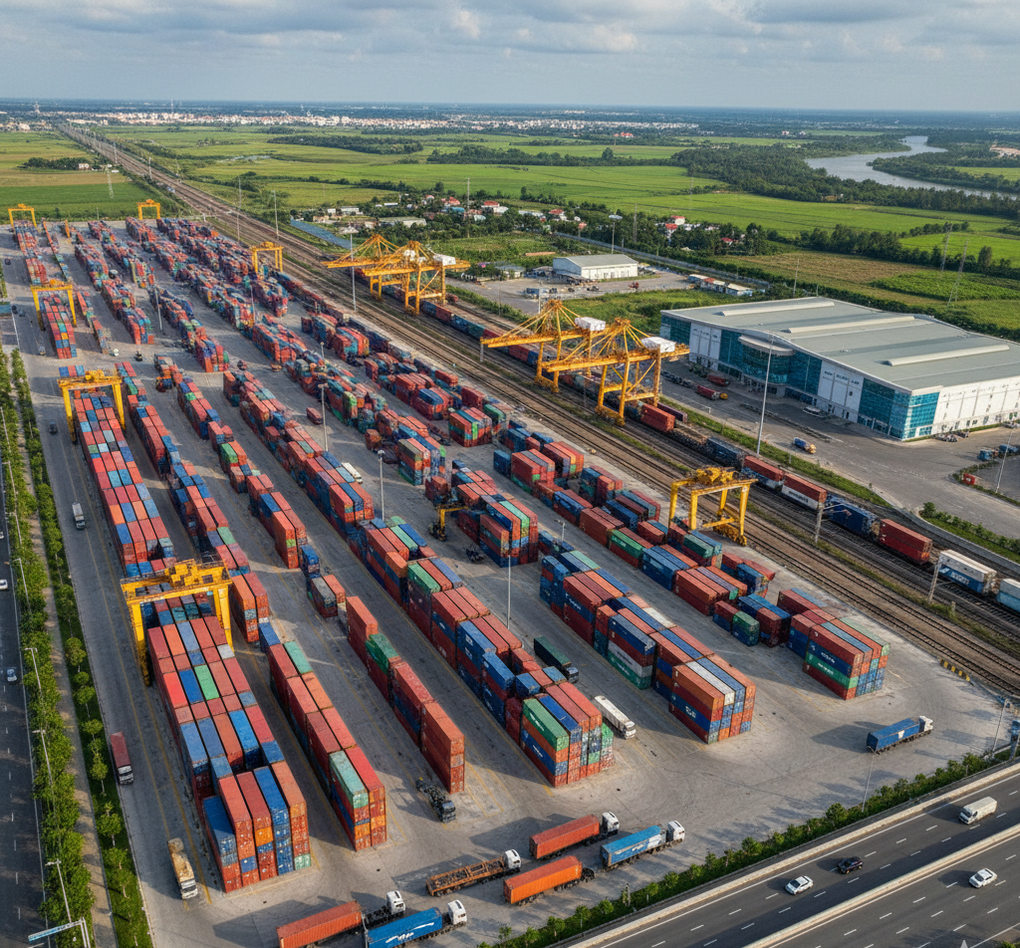 Tan Cang - Moc Bai Dry Port: មជ្ឈមណ្ឌលភស្តុភារថ្មីរបស់ Tay Ninh - ១ Cảng cạn Tân Cảng - Mộc Bài: Trung tâm logistics mới của Tây Ninh - 1