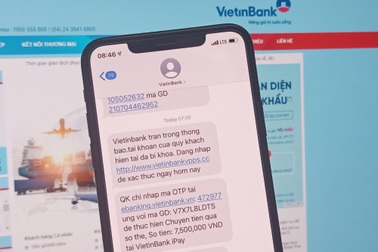 Thêm một người dùng Vietinbank bị lừa mất 7,5 triệu đồng