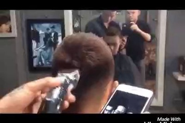 9X cắt tóc thành chân dung 3 diễn viên chính phim "Người phán xử"