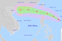 Bão Ragasa tăng 4 cấp sau một ngày