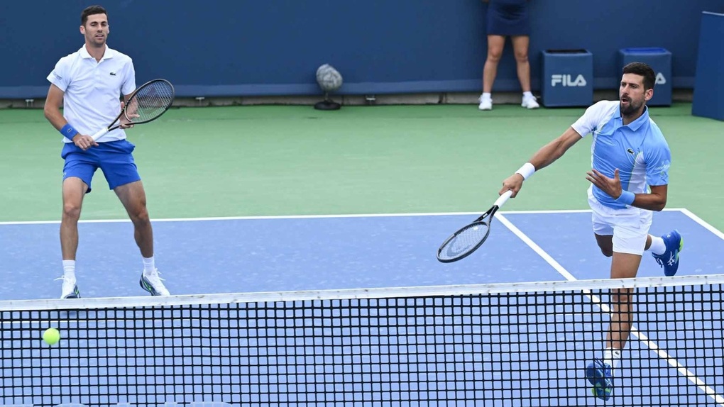 Djokovic thua ở nội dung đánh đôi Cincinnati Masters - 1 Djokovic thua ở nội dung đánh đôi Cincinnati Masters - 1