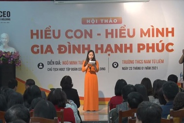 CEO Việt Nam Holding tài trợ hội thảo "Hiểu con - Hiểu mình - Gia đình hạnh phúc"