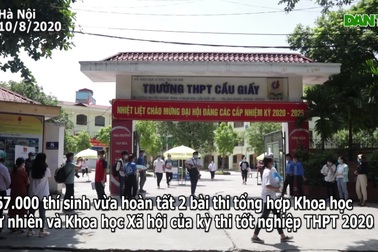 Nhiều thí sinh lạc quan về bài thi tổ hợp