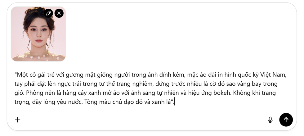 Cách dùng ChatGPT tạo ảnh chụp với rừng cờ Tổ quốc để chào mừng ngày 2/9 - 2 Cách dùng ChatGPT tạo ảnh chụp với rừng cờ Tổ quốc để chào mừng ngày 2/9 - 2