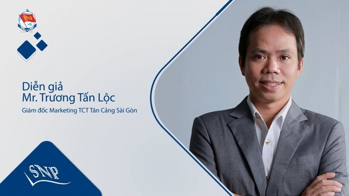 Ông Trương Tấn Lộc - Giám đốc Marketing Tổng công ty Tân Cảng Sài Gòn.