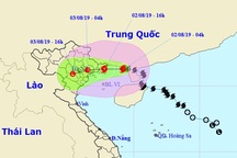Chiều đến tối nay bão số 3 vào đất liền Quảng Ninh - Thái Bình
