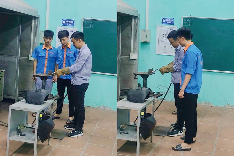 Nguyễn Mạnh Hà - người thầy tâm huyết đưa môn Hàn-Cơ khí vào dạy trực tuyến - 2 Nguyễn Mạnh Hà - người thầy tâm huyết đưa môn Hàn-Cơ khí vào dạy trực tuyến - 2